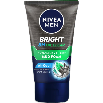 MEN BRIGHT 8H OIL CLEAR DETOX MUD FOAM