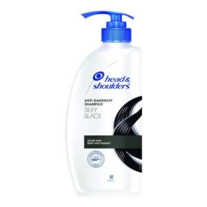 Head & Shoulders Silky Black Anti Dandruff Shampoo- 650ml
