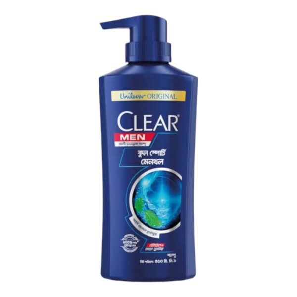 Clear Men Cool Sport Menthol Anti Dandruff Shampoo- 450ml