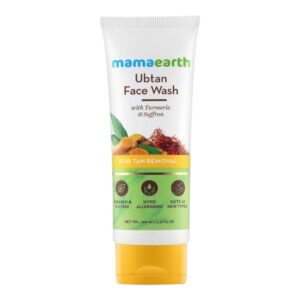 Mamaearth Ubtan Face Wash For Tan Removal- 100ml