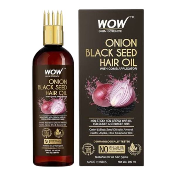 WOW Onion Black Seed Hair Oil- 200ml
