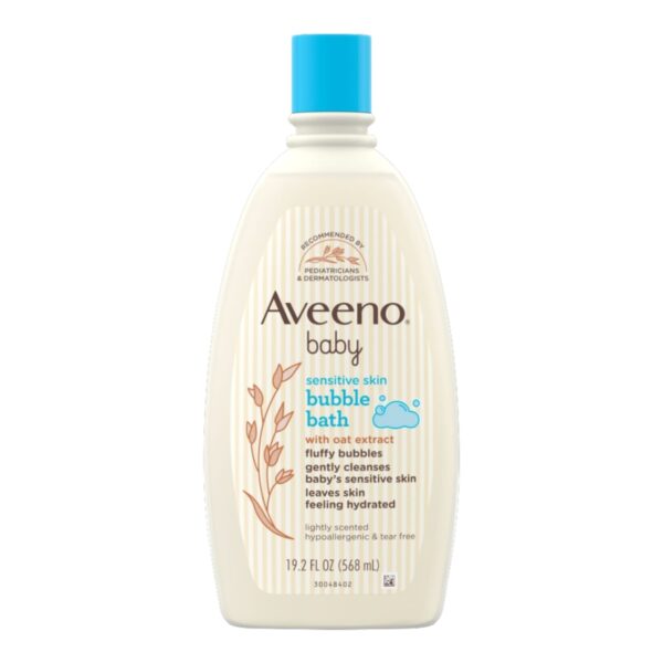Aveeno Sensitive Skin Baby Bubble Bath- 568ml