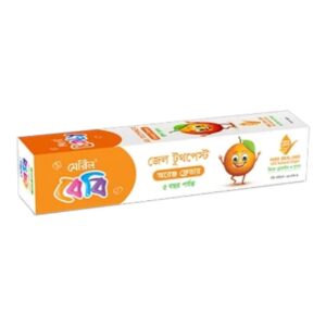 Meril baby gel toothpaste orange 45g