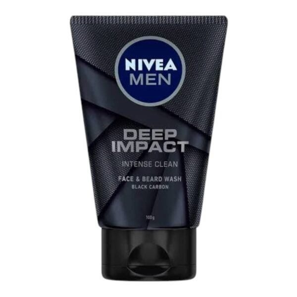 Nivea Men Deep Impact Intense Clean Face & Beard Wash